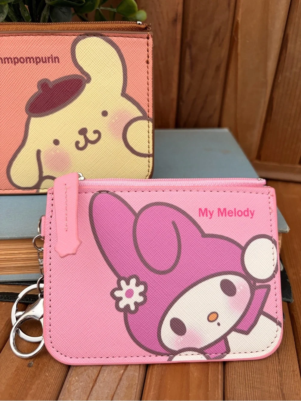 Sanrio My Melody & Pompompurin Card Wallets, Cute Kawaii, Choice of (1) One